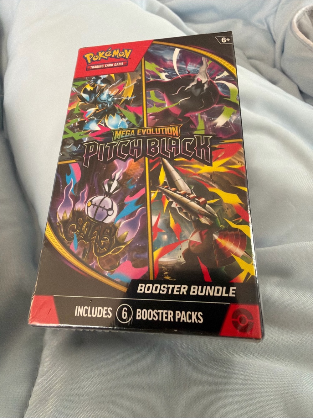 Pokemon Mega Evolution Pitch Black Booster Bundle - Black, Red, Yellow